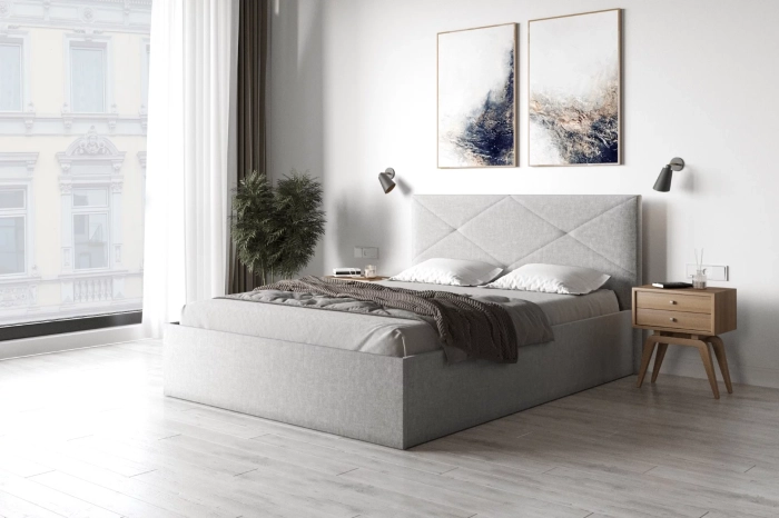 Zagłówek tapicerowany Z27 wersja szara