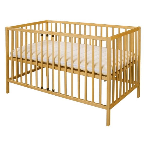 Łóżeczko bukowe LK 143