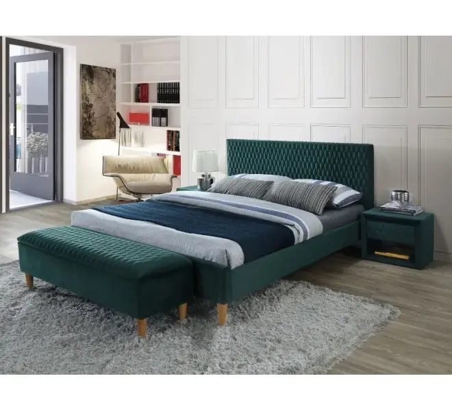 Łóżko Azurro Velvet prezentacja