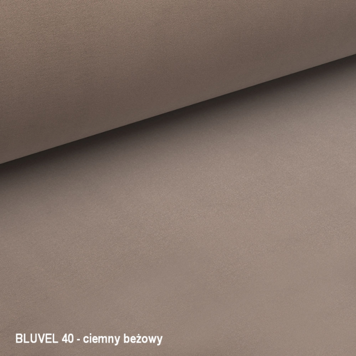 Łóżko tapicerowane Maison Velvet tkanina beżowy