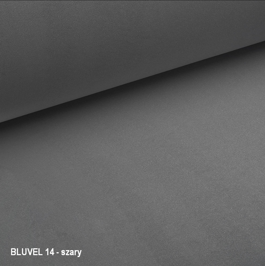Łóżko tapicerowane Maison Velvet tkanina szary