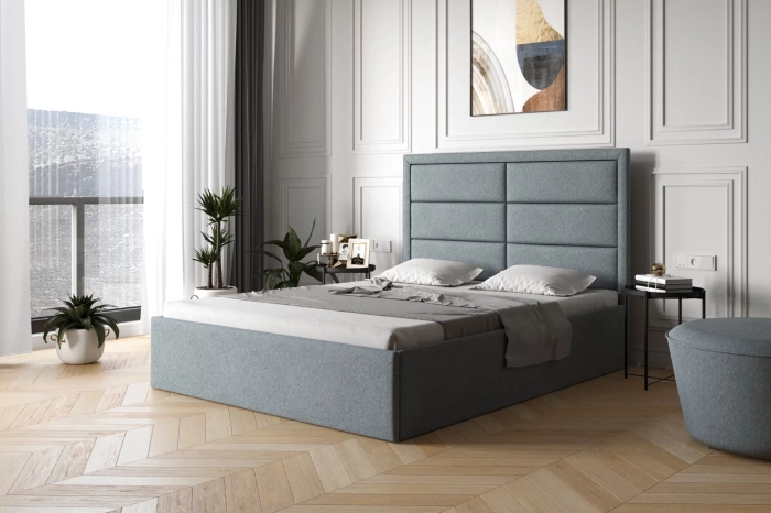 Zagłówek tapiceroway Z69 gray demonstracja