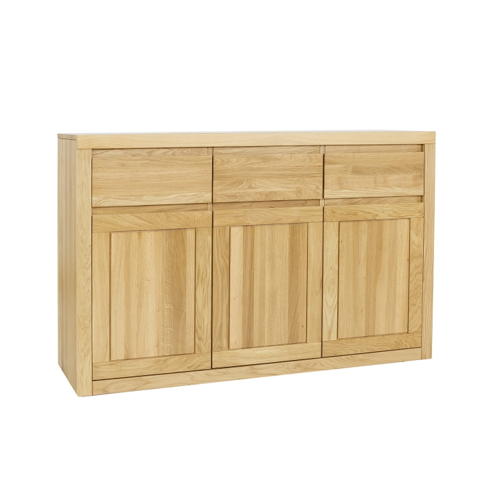 Komoda dębowa KD302 prezentacja