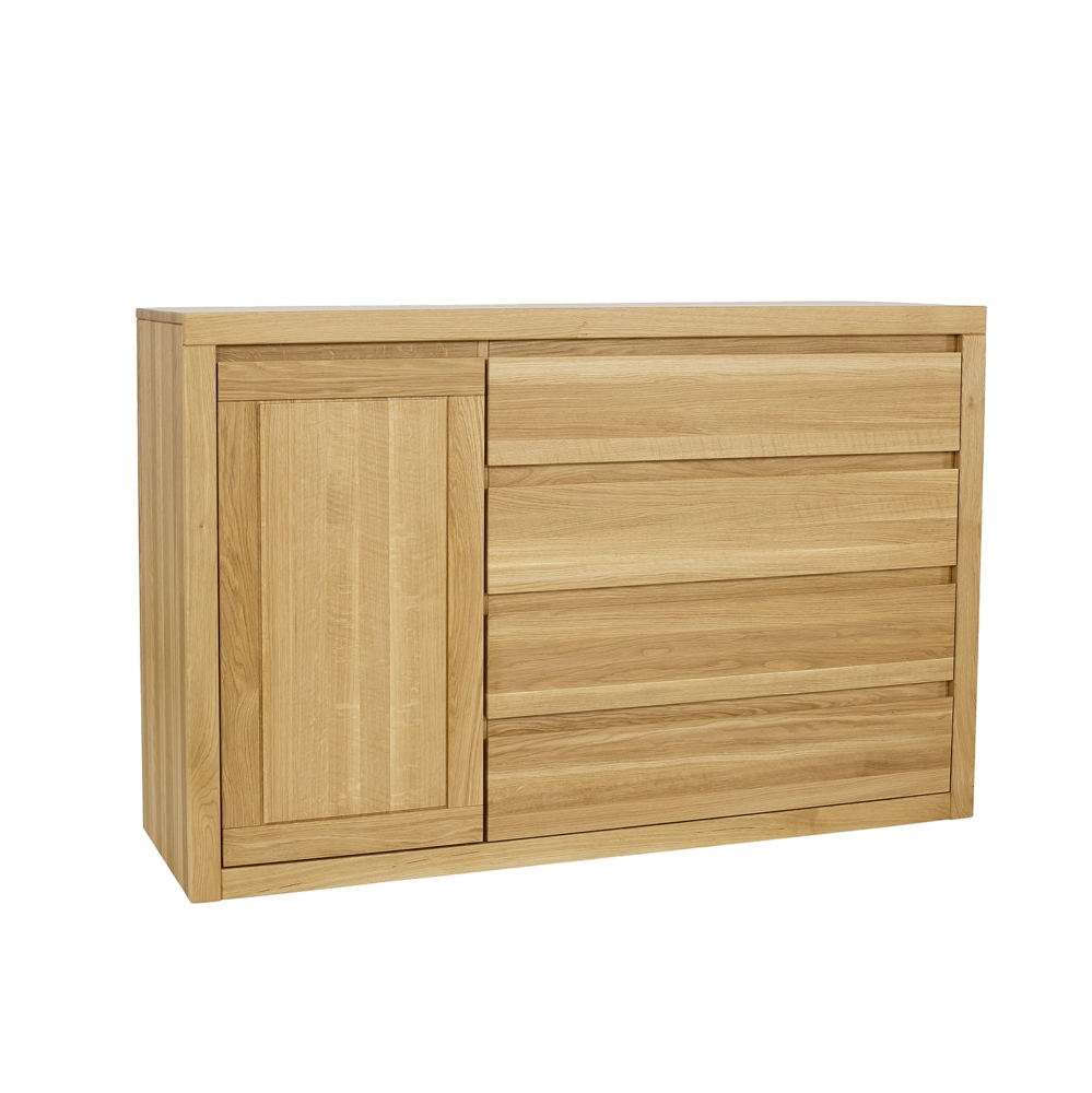 Komoda dębowa KD308 prezentacja