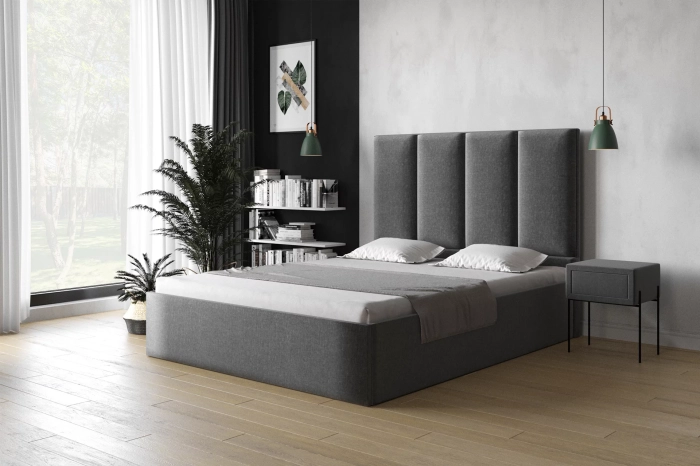 Zagłówek tapicerowany Z145 w szarości pokazowe