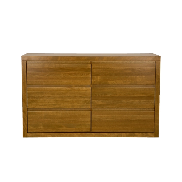 Komoda bukowa KD412 rustikal wizualizaccja