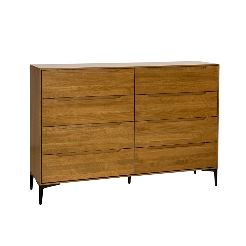 Komoda bukowa KD420 rustikal prezentacja