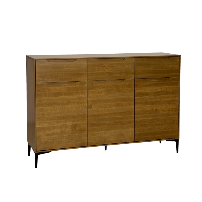 Komoda bukowa KD421 rustikal prezentacja