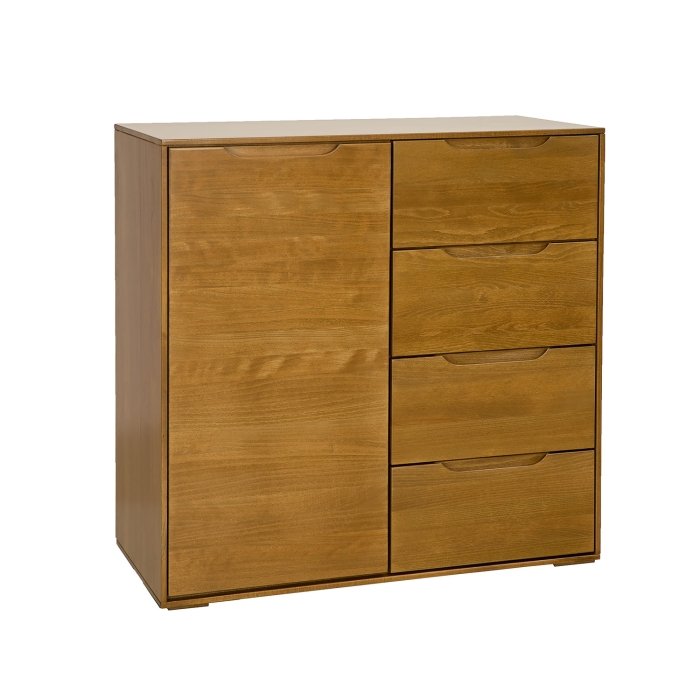 Komoda bukowa KD426 bez nóg prezentacja