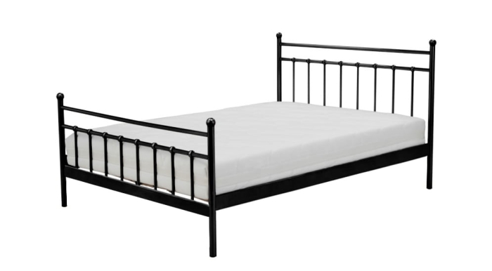 Łóżko metalowe LORD czarny
