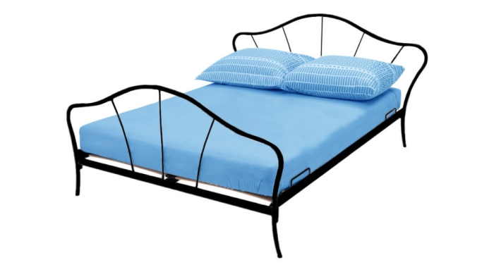 Łóżko metalowe ANDŻELIKA czarny