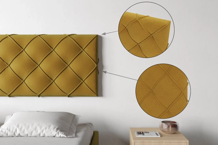 Zagłówek panelowy niski ZPN028 tkanina