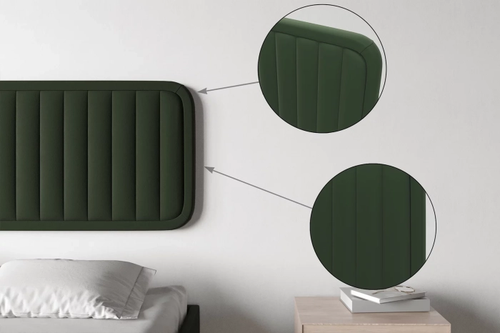 Zagłówek panelowy niski ZPN100 tkanina