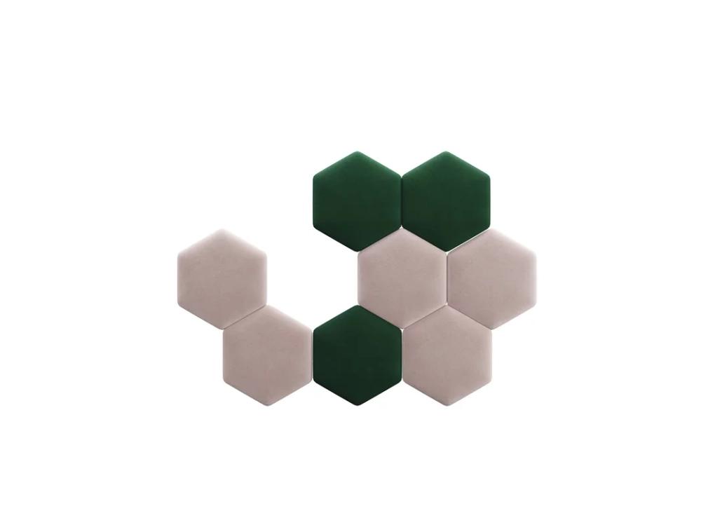 Panel tapicerowany heksagon