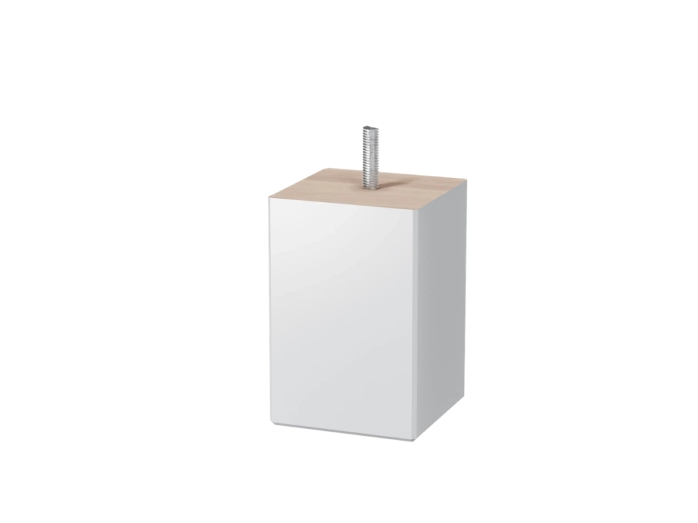 Noga do łóżek multisystem biała 12 cm