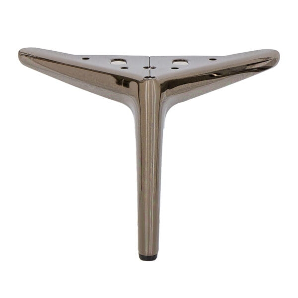 Noga metalowa NG003 nikiel czarny