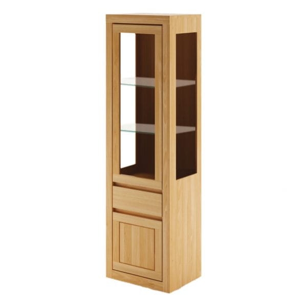 Witryna dębowa KW306