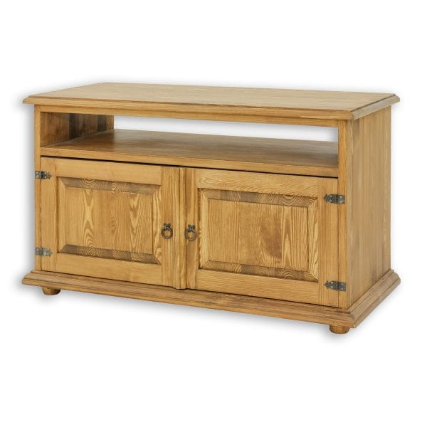 Szafka RTV sosnowa RV700 ciemny wosk