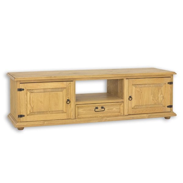 Szafka RTV sosnowa RV704 prezentacja