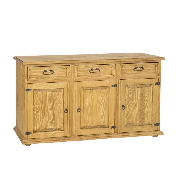 Komoda sosnowa KD706 jasny wosk prezentacja