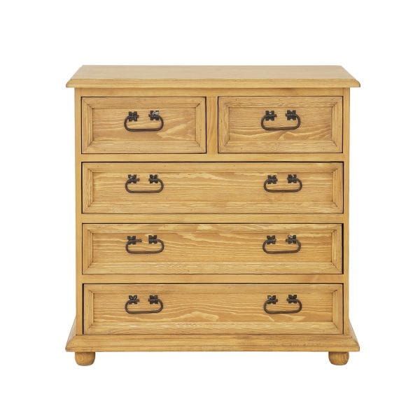 Komoda sosnowa KD802 wizualizacja