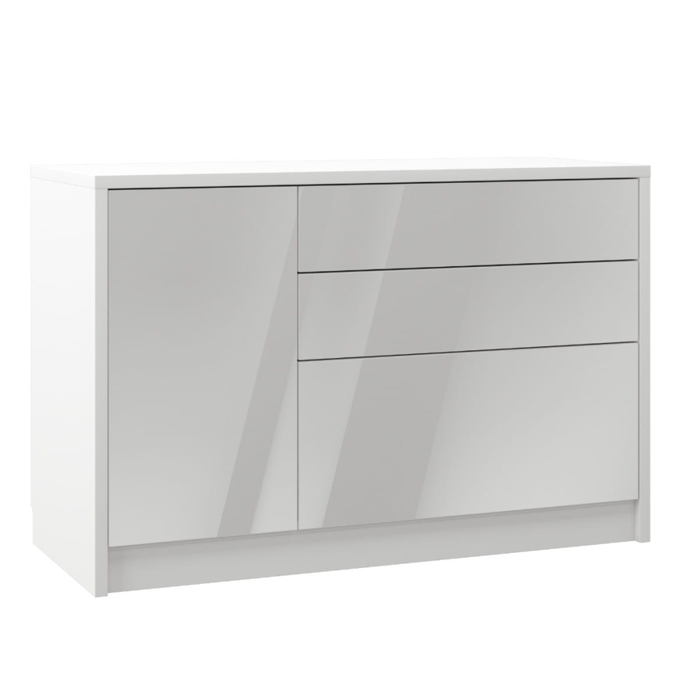 Komoda GENIUS 1D3S Biały Połysk