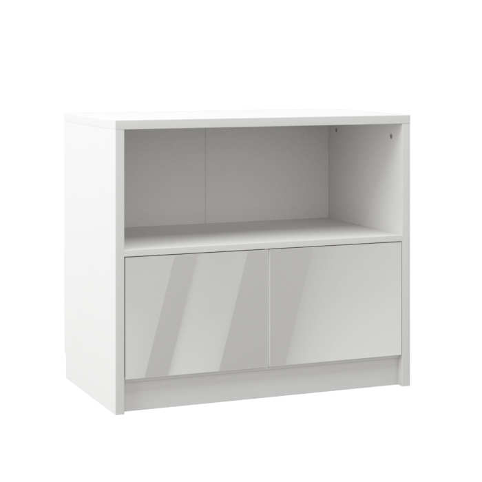 Komoda GENIUS 2D biały połysk