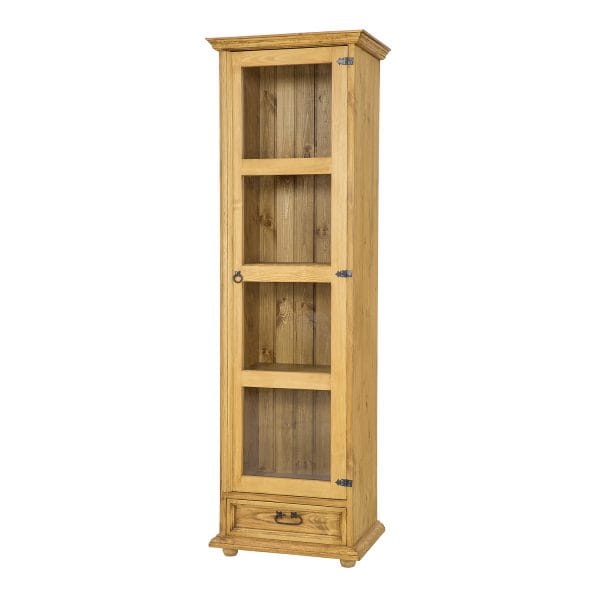 Witryna sosnowa KW801 LEWA