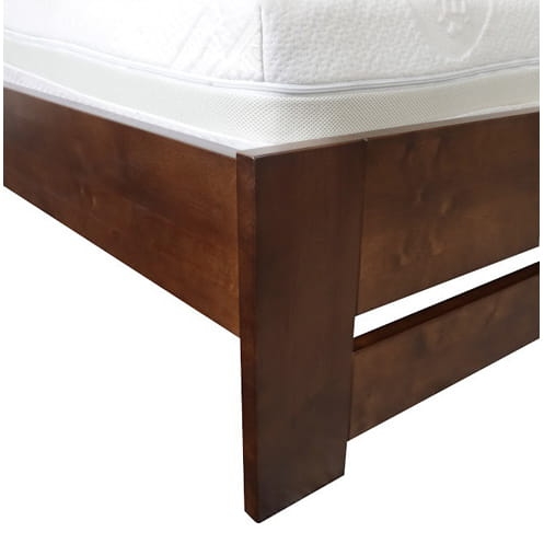 Łóżko Drewniane Halden boki