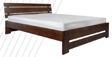 Łóżko Drewniane Halden wizualizacja