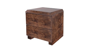 Szafka Nocna D-Form z Dwoma Szufladami