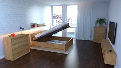 Łóżko drewniane Lulea Plus