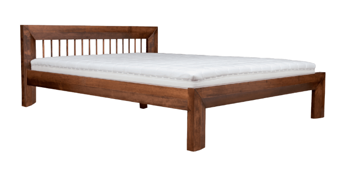 Łóżko Drewniane Kiruna wizualizacja