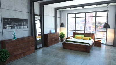 Łóżko drewniane Boden Plus