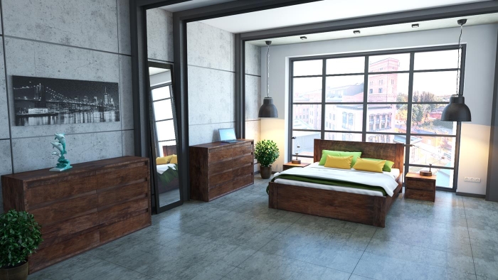 Łóżko drewniane Boden Plus