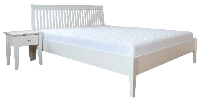 Łóżko drewniane Glamour wizualizacja