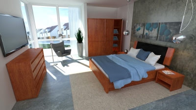 Łóżko drewniane Gotland Plus