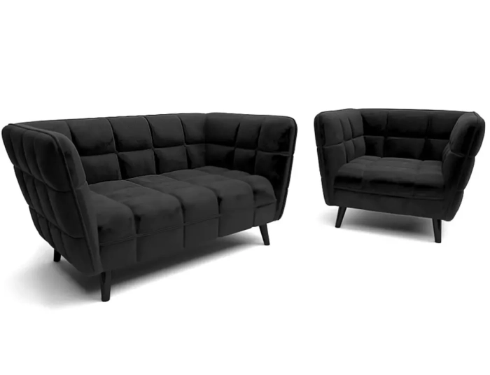 Sofa Castello Velvet 2 wizualizacja