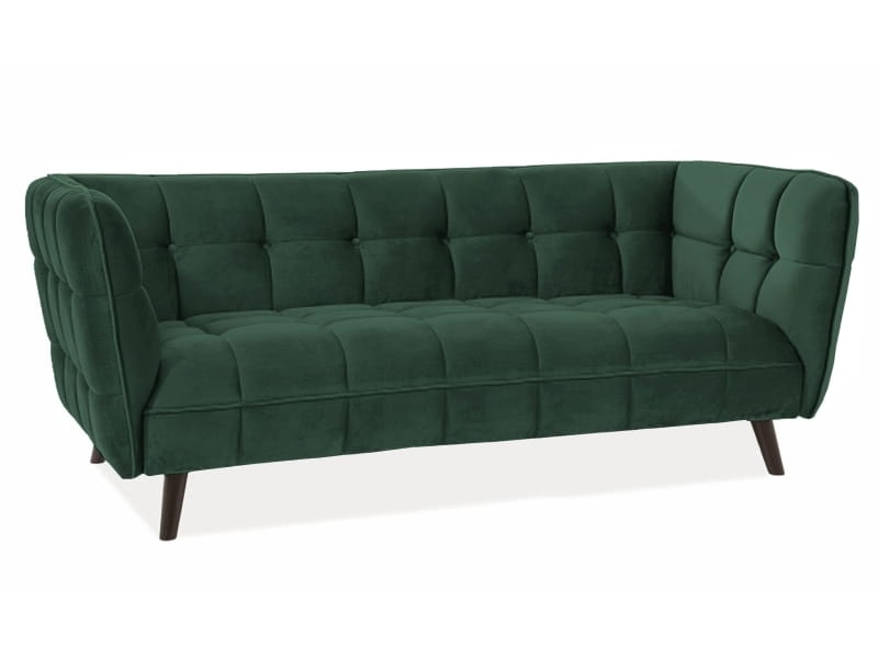 Sofa Castello Velvet 3 zielony