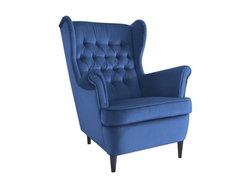 Fotel Harry Velvet granatowy
