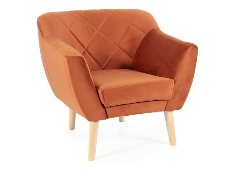 Fotel Karo 1 Velvet buk
