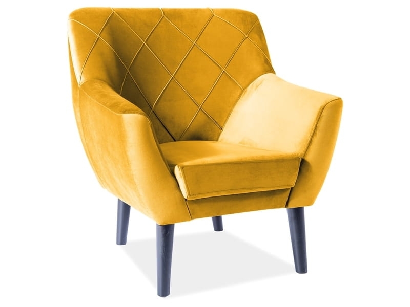 Fotel Kier 1 Velvet wenge