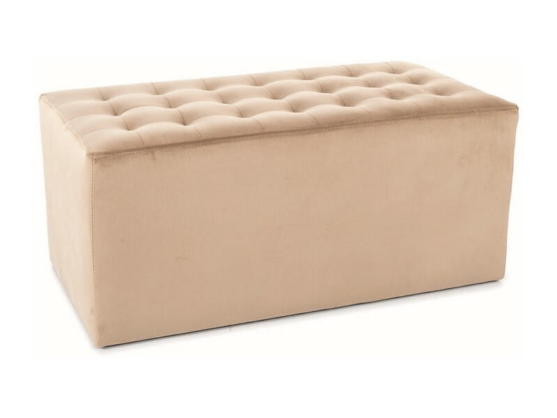 Pufa Lori 2 Velvet beżowy