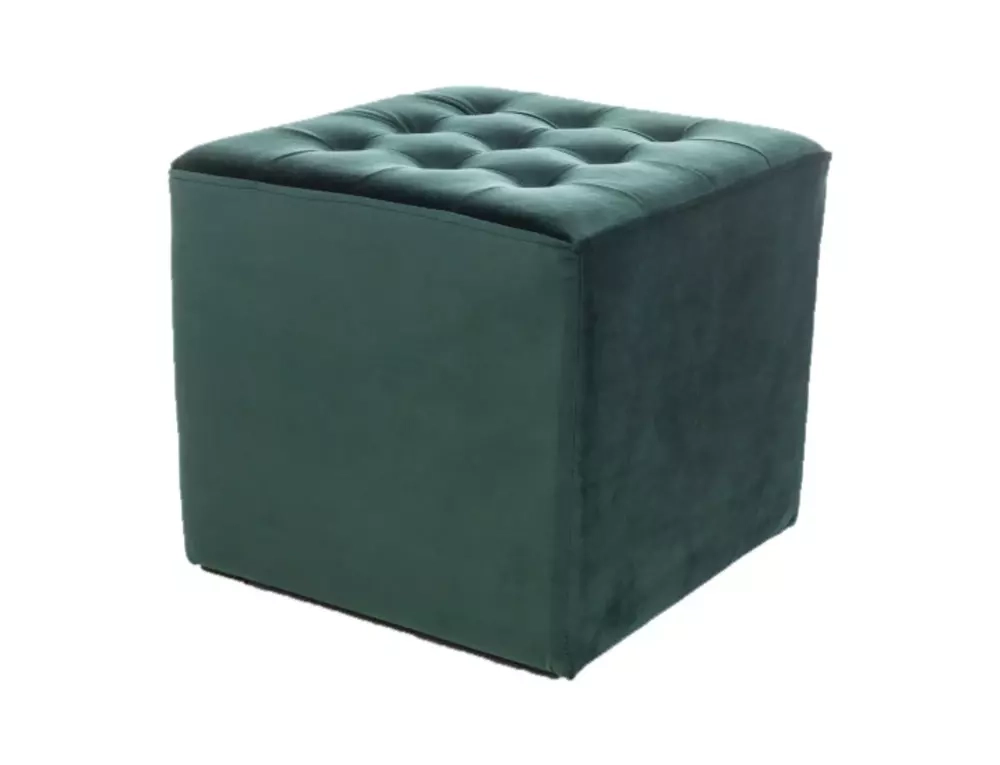 Pufa Lori Velvet zielony