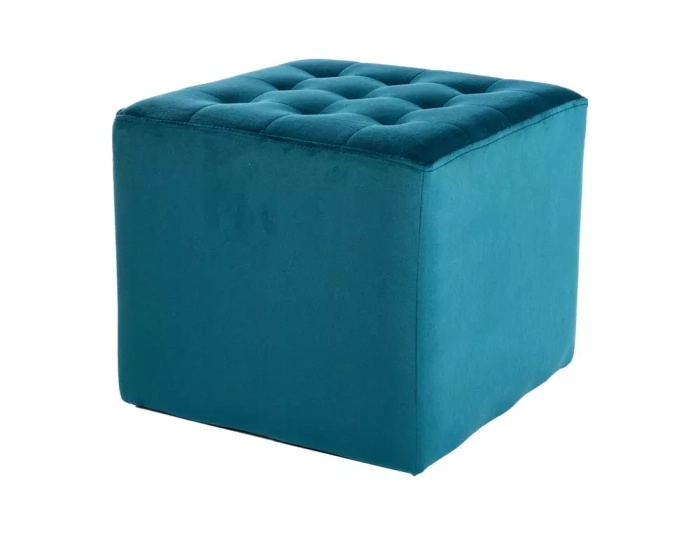 Pufa Lori Velvet turkusowy