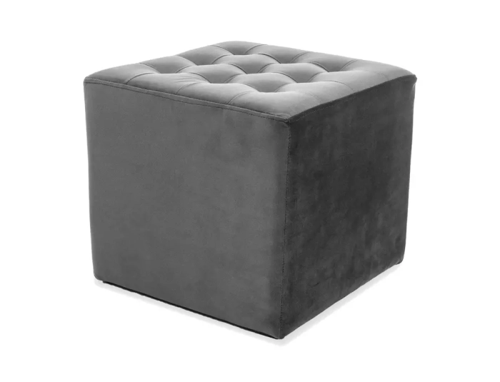 Pufa Lori Velvet szary
