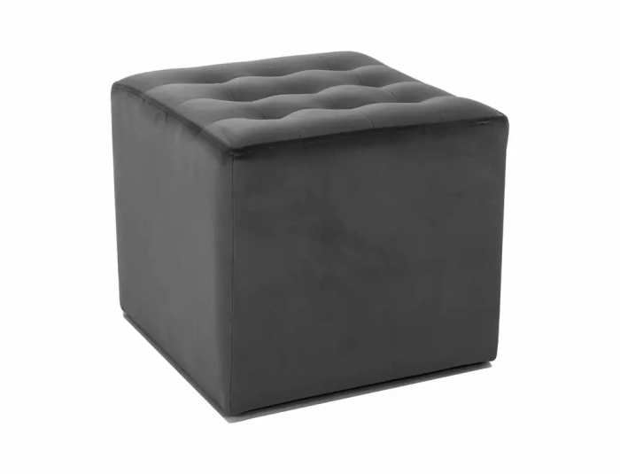 Pufa Lori Velvet czarny