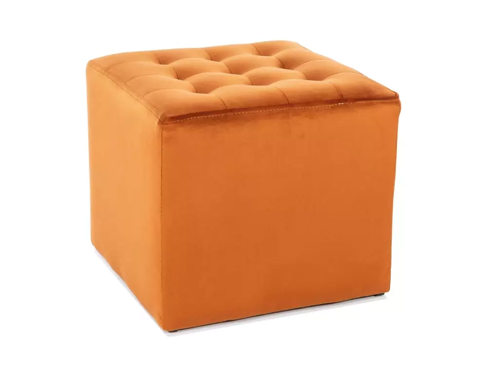Pufa Lori Velvet cynamonowy