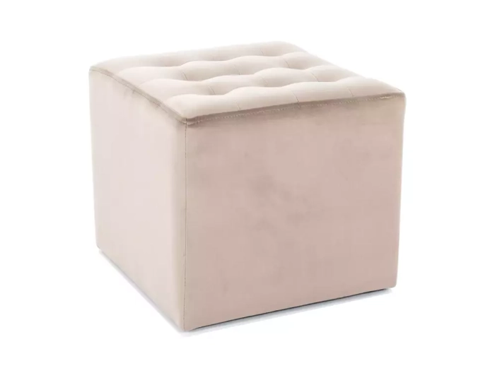 Pufa Lori Velvet beżowy