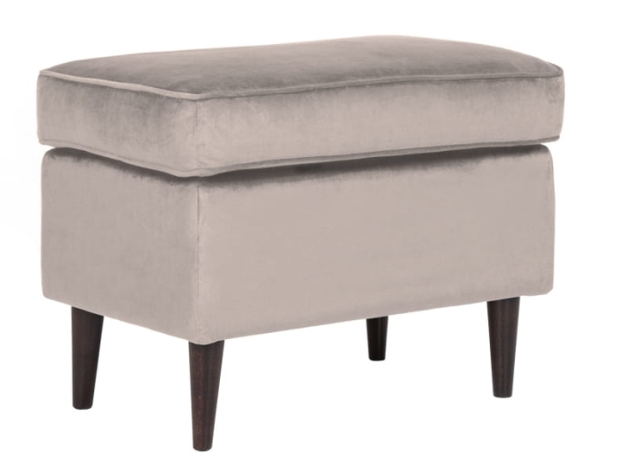 Podnóżek Ron Velvet beżowy